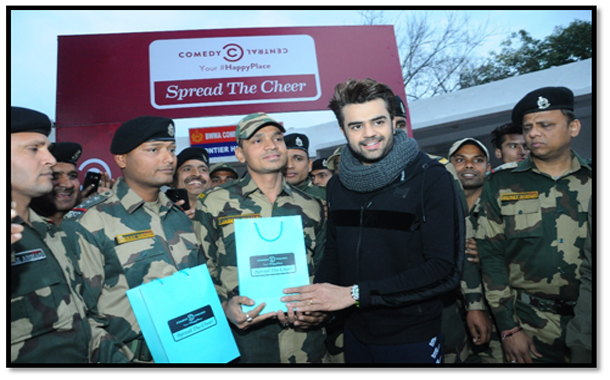Comedy Central and BSF join forces to ‘Spread The Cheer’ among the Jawans in Jammu