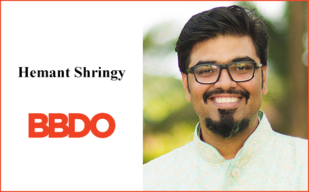Hemant Shringy gets elevated as Chief Creative Officer of BBDO Mumbai