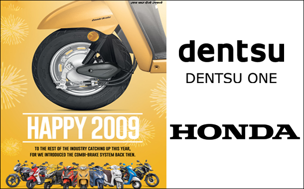 Dentsu One creates 'Happy 2009' campaign for Honda 2Wheelers