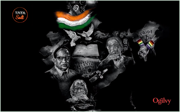 Tata Salt and Ogilvy Mumbai uses Salt art to bring out the true spirit of Republic Day