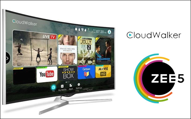 ZEE5 partners CloudWalker to enable users stream content on CloudWalker Smart TVs
