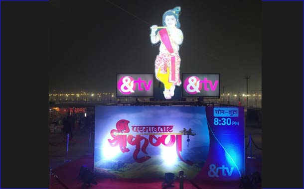 &TV’s Paramavatar Shri Krishna stands tall at Kumbh Mela 2019
