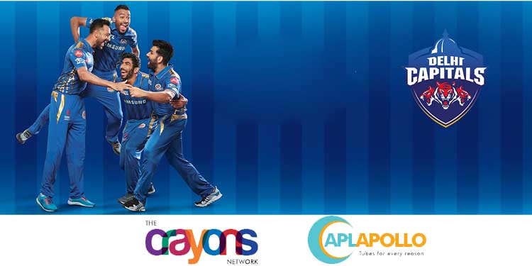 APL Apollo associates with Delhi Capitals; hires Crayons Network for 360 degree campaign