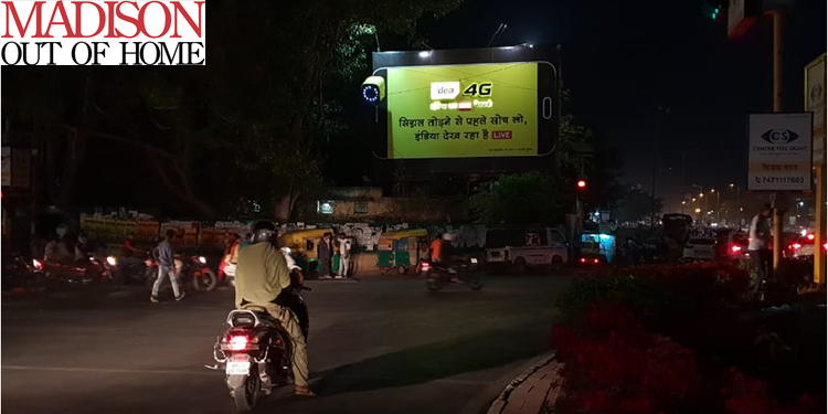 Platinum Outdoor rolls out “Idea 4G - India ka Live Network” campaign with Live OOH screens across the country