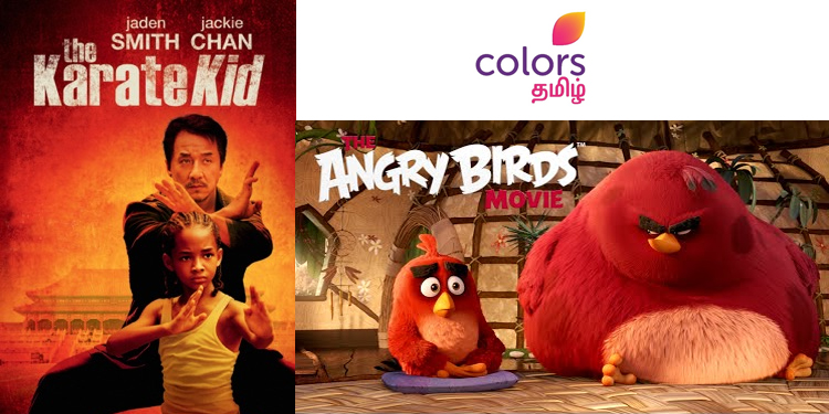 Colors Tamil brings the dubbed versions of Karate Kid and Angry Birds on  March 17