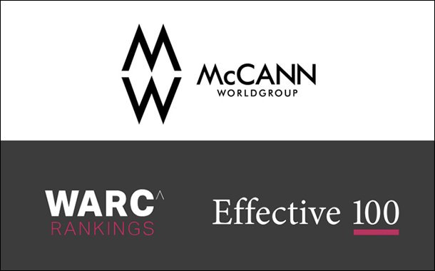 WARC Rankings Effective 100 ranks McCannWorldgroup India Delhi