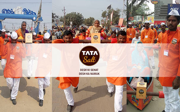 Tata Salt reaches out to elderly and disabled pilgrims through Kumbh Ke Shravan at Kumbh Mela