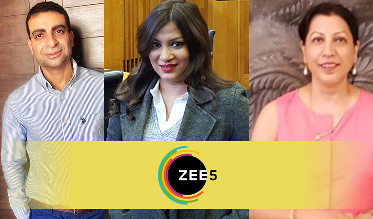 ZEE5 strengthens Sales Leadership with the appointment of Tarun Katyal, Arunava Biswas and Shalini Dureja