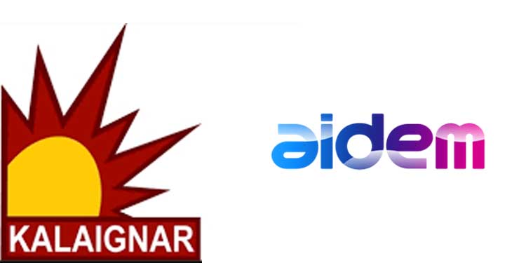 Kalaignar TV Network grants Aidem Ventures an exclusive mandate for Ad – Sales