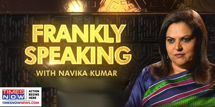Times Now's ‘Frankly Speaking with Navika Kumar’ to feature Milind Deora on April 6th