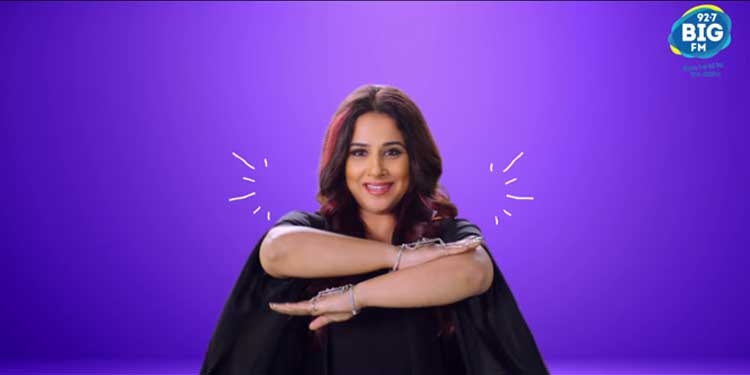 Big FM launches Vidya Balan’s rap video for the show ' Dhun Badal Ke Toh Dekho'