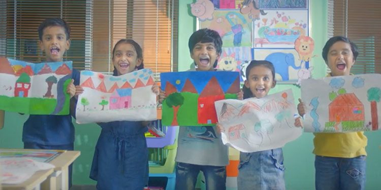 ACC Brick’s digital film inspires adults for a greener tomorrow with Kids drawing
