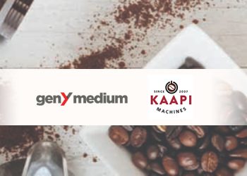 GenY Medium is now the Digital partner for Kaapi Machines