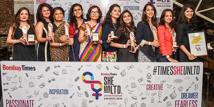 The Times of India awards women trailblazers in the first edition of Times SheUnLTD Entrepreneur Awards 2019