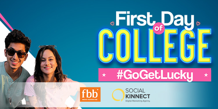 fbb partners with influencers to promote their #FirstDayOfCollege campaign executed by Social kinnect