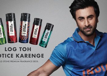 Wild Stone signed Ranbir Kapoor as their brand ambassador
