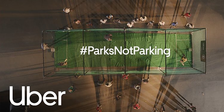 Uber bats for Sustainability with its new campaign #ParksNotParking