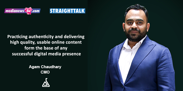 StraightTalk With Agam Chaudhary, CMO - Digitalabs