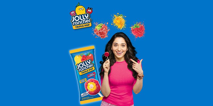 Jolly Rancher launches triple layered lollipop ‘TRIPLE POP’ In Indian Market; Ropes in Tamannaah Bhatia as Brand Ambassador