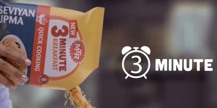 MTR Foods launches new advertising campaign for their new launch - 3-minute Seviyan Upma