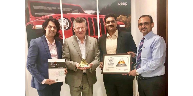 Jeep® is India’s most trusted automobile brand: Brand Trust Report 2019