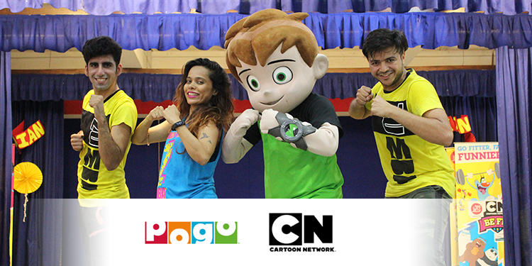 Cartoon Network and POGO collaborate with Sucheta Pal for a fun Zumba  Session with School kids in Mumbai