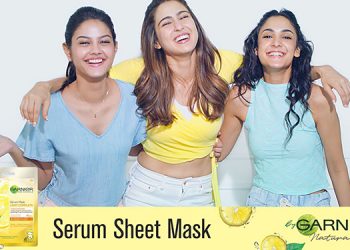 Sara Ali Khan is the new face for Garnier Skin Naturals Serum Sheet Masks