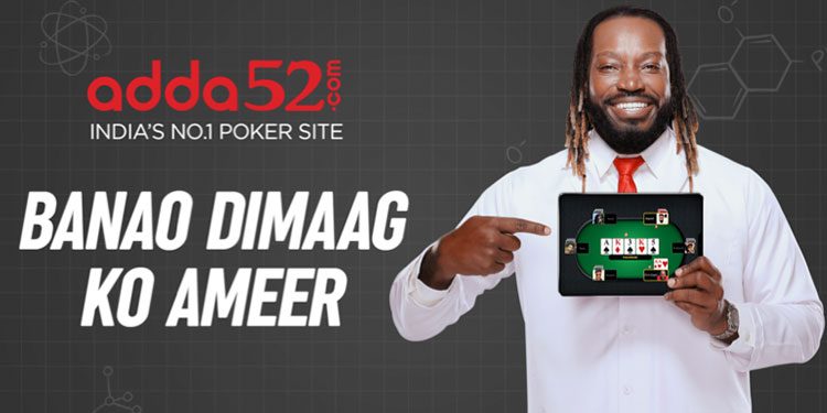 Adda52.com launches new brand campaign with Chris Gayle
