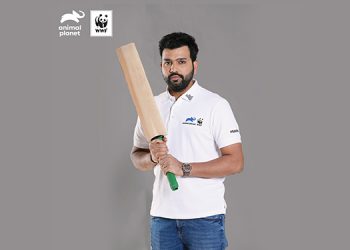 Rohit Sharma bats for rhinos in association with WWF India and Animal Planet.