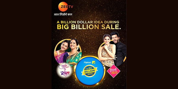 Unique case of Television driving e-Commerce sales: Zee TV and Flipkart join hands for Big Billion Days