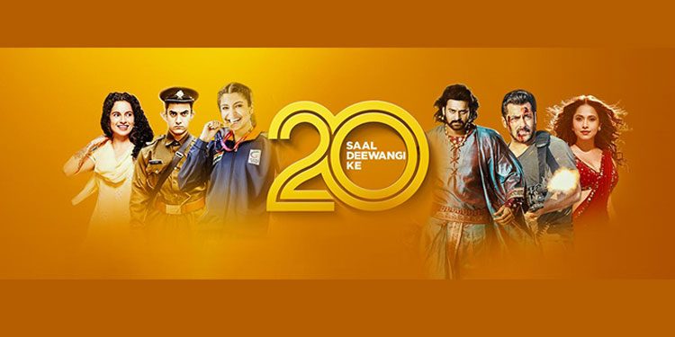 Sony MAX completes 20 years of showcasing Indian Cinema; celebrated the spirit of cinema fans with Yeh Hai Desh Ki Deewangi campaign