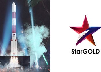 Star Gold installs a 40 ft rocket to celebrate Mission Mangal’s World TV Premiere
