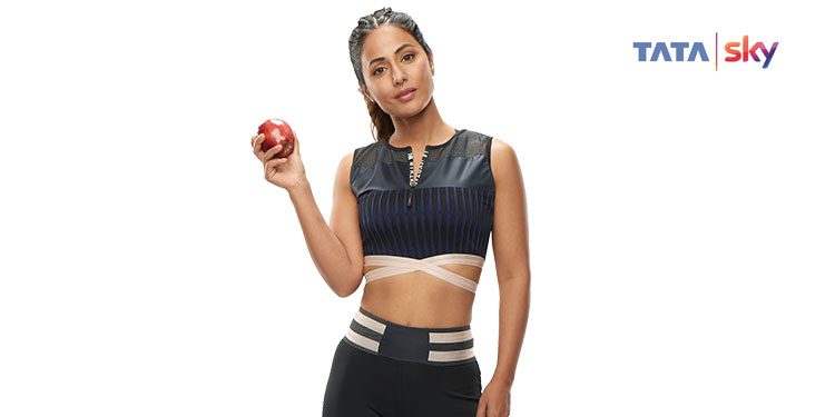 Tata Sky ropes in Hina Khan to promote its new addition Tata Sky Fitness
