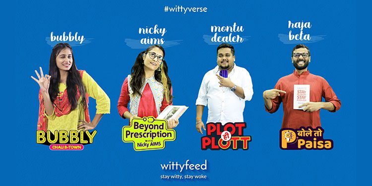WittyFeed launches WittyVerse, a Universe of Fictional Characters to make the Content Witty & Woke