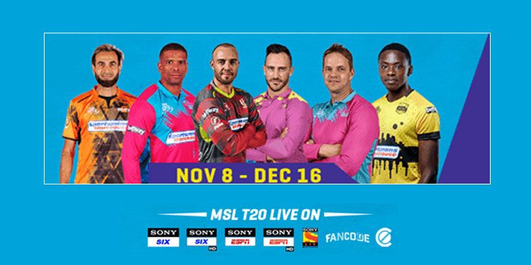 CSA & GSC announce Sony Pictures Networks India as the official broadcaster for MSL T20