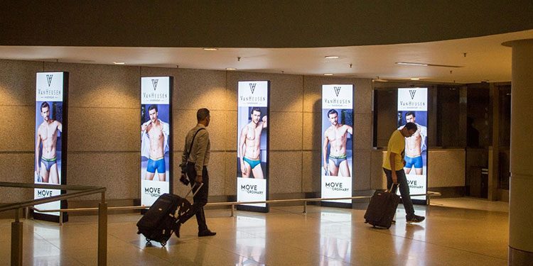 Times OOH promotes Van Heusen’s latest travel-friendly Athleisure range at Mumbai International Airport