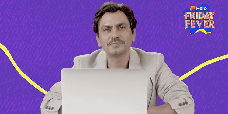 Nawazuddin Siddiqui shares behind-the-scenes stories of “Motichoor Chaknachoor” on Helo’s Friday Fever show