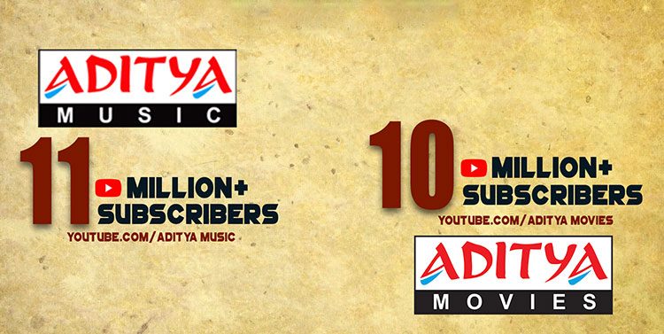 Aditya Music Garners 10 Million subscribers in two YouTube channels
