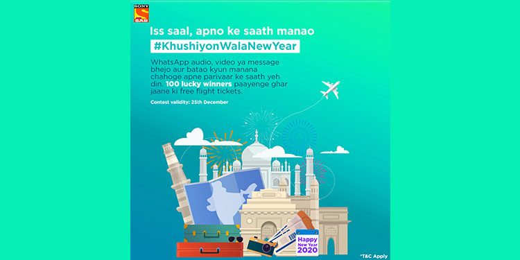 Sony SAB extends its happiness offerings with the launch of ‘Khushiyon Wala New Year’ contest