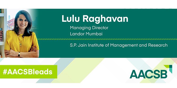 Lulu Raghavan, Managing Director, Landor Mumbai Honored as 2020 AACSB Influential Leader