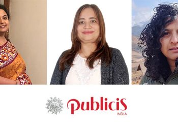 Women at Publicis India: Nidhi Lall, Sridevi Nair and Dorelle Kulkarni