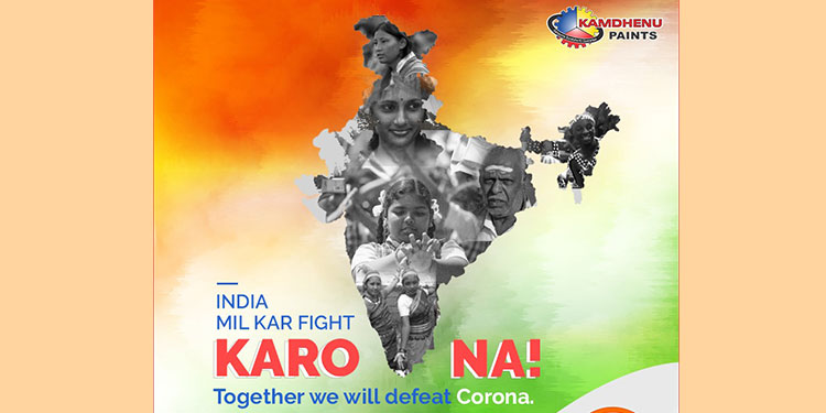 Kamdhenu Paints joins the fight against Coronavirus
