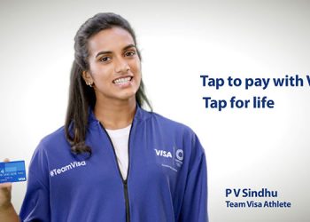 Visa launches new campaign featuring PV Sindhu - Tap to pay with Visa, Tap for Life