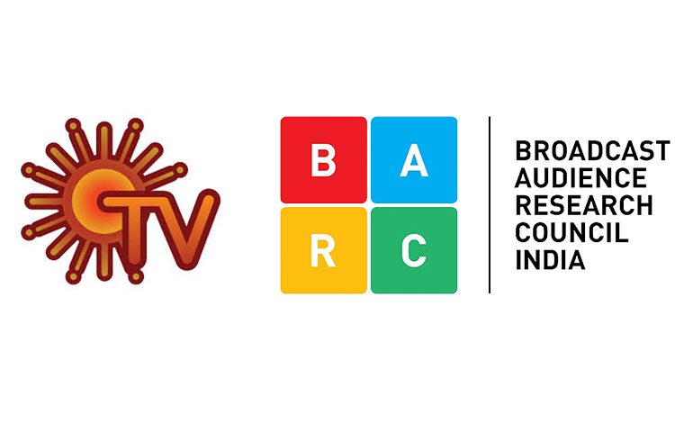 Sun TV records all time high of 1857 GRPs in week 15; Ahead of Kannada Channel in Bengaluru City
