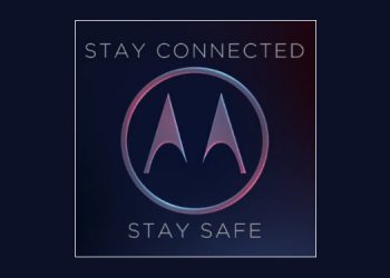 Motorola spaces logo to spread awareness around social distancing