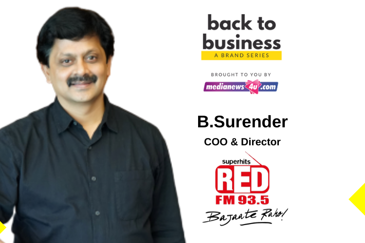 The core of our business is to provide audio plus digital content and from that perspective we have never had it better than now: B. Surendar, COO & Director, Red FM Network