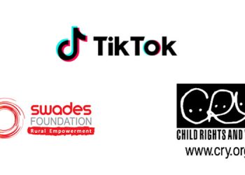 TikTok donates INR 5Cr to Swades Foundation and Child Rights and You (CRY) for their efforts towards underserved communities impacted by COVID-19
