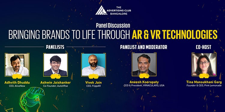The AdClub Bangalore hosts webinar on ‘Bringing Brands to Life Through AR & VR Technologies’