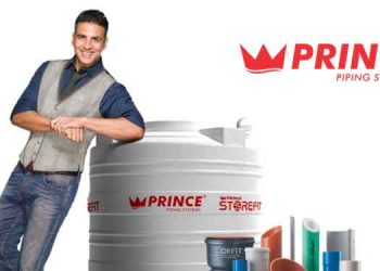 Prince Pipes ropes in Akshay Kumar for newly launched Water Tank Segment