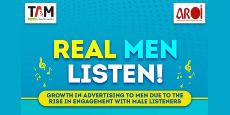RAM & TAM Adex Data show high growths in Men Listenership / Men Targeted Advertising